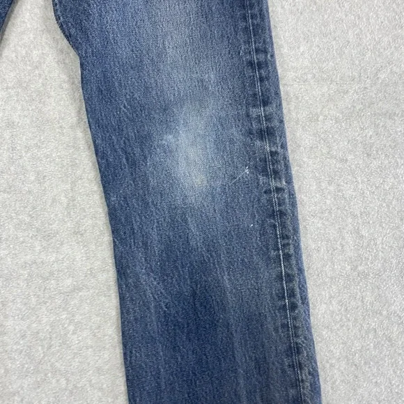 Vintage Levis 501 Jeans Mens 32x33 Blue Button Fly Denim Pants (Tag35x36) - Picture 3 of 16
